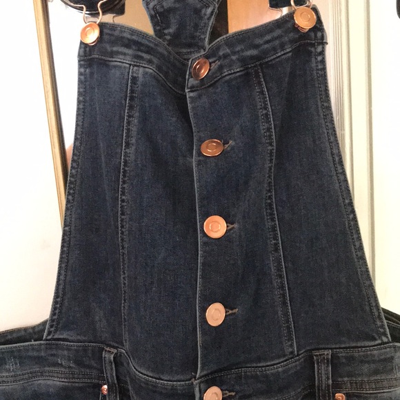 plus size jean overalls